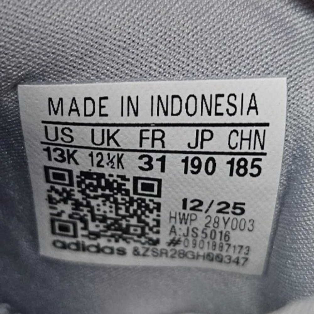 Adidas Lite Racer Adapt 7.0 K Athletic Sneakers JS5016 Grey Blue Kids Size 13K - Picture 8 of 10